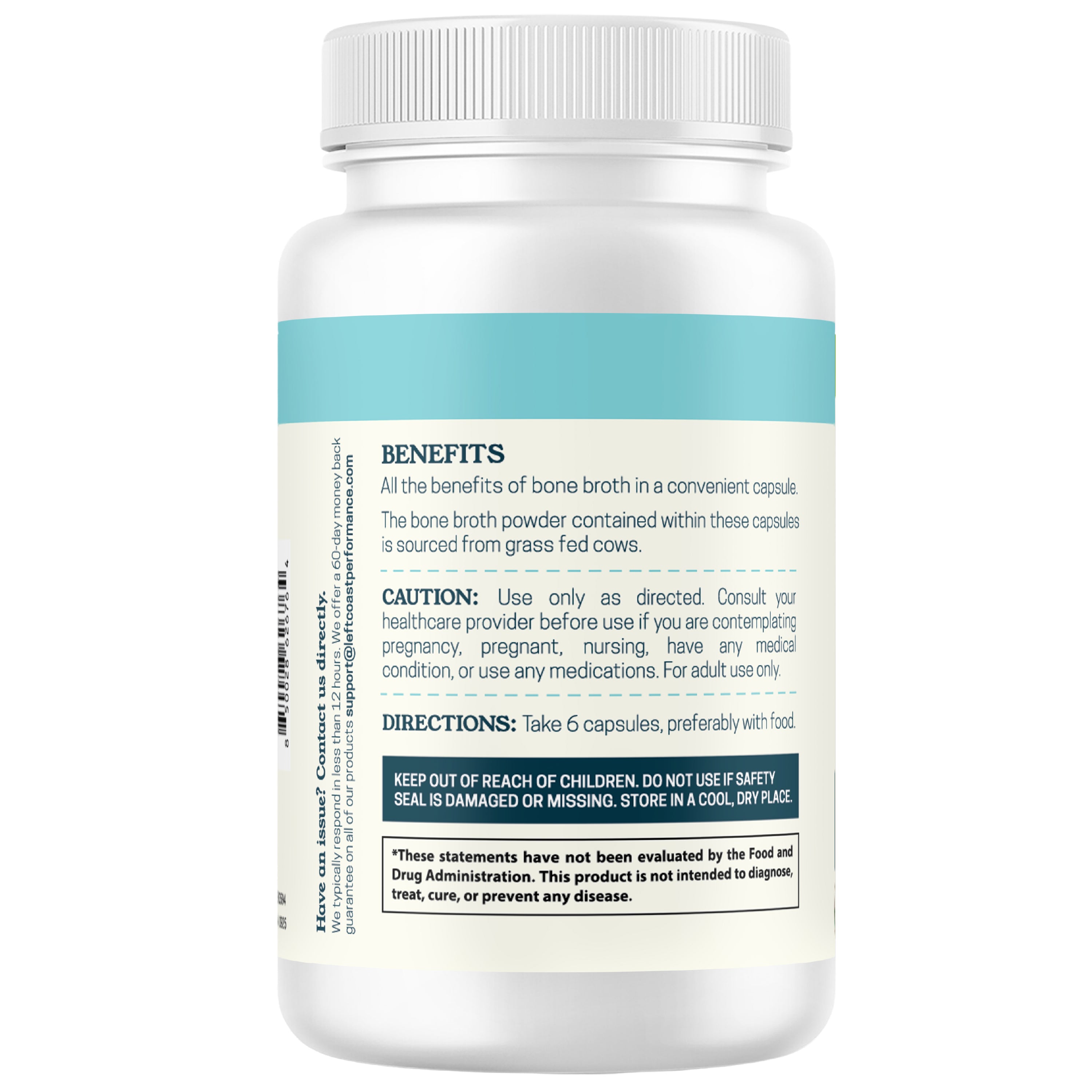 Organic Bone Broth Capsules, 180ct
