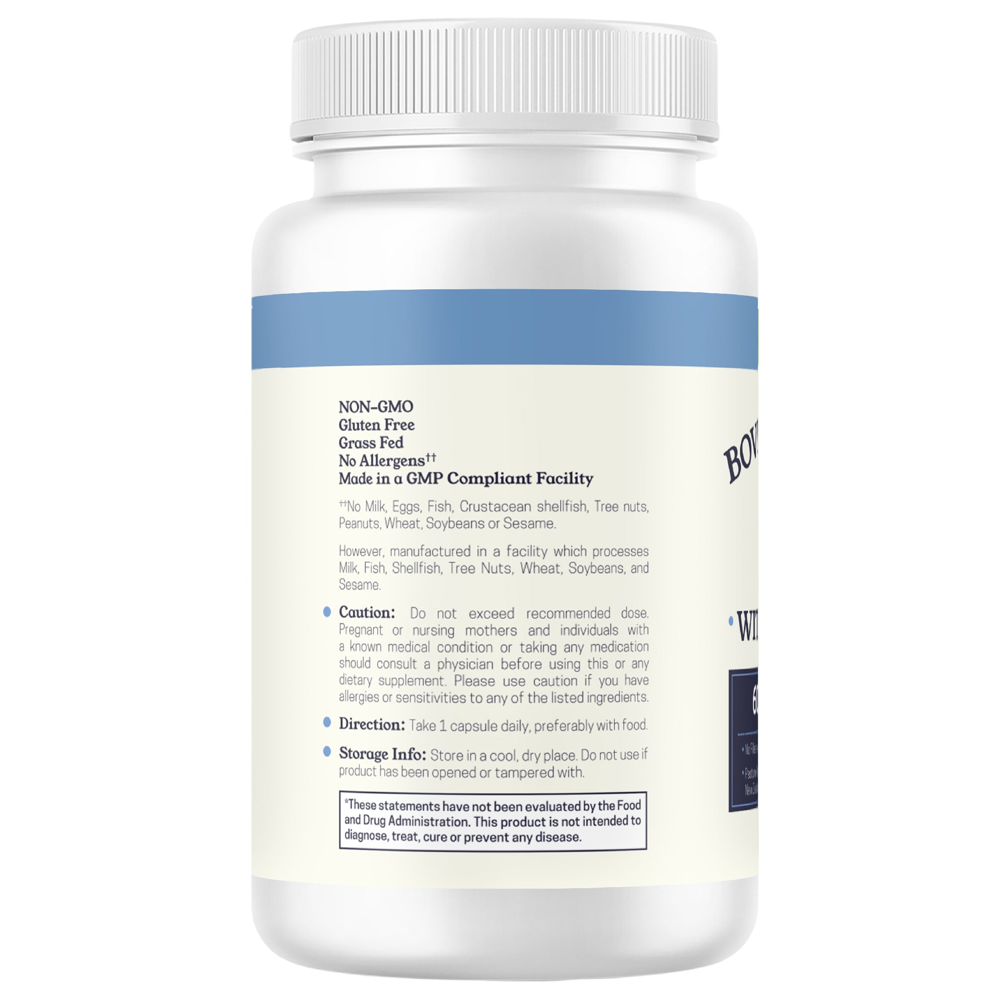Bovine Thyroid Capsules, 60ct