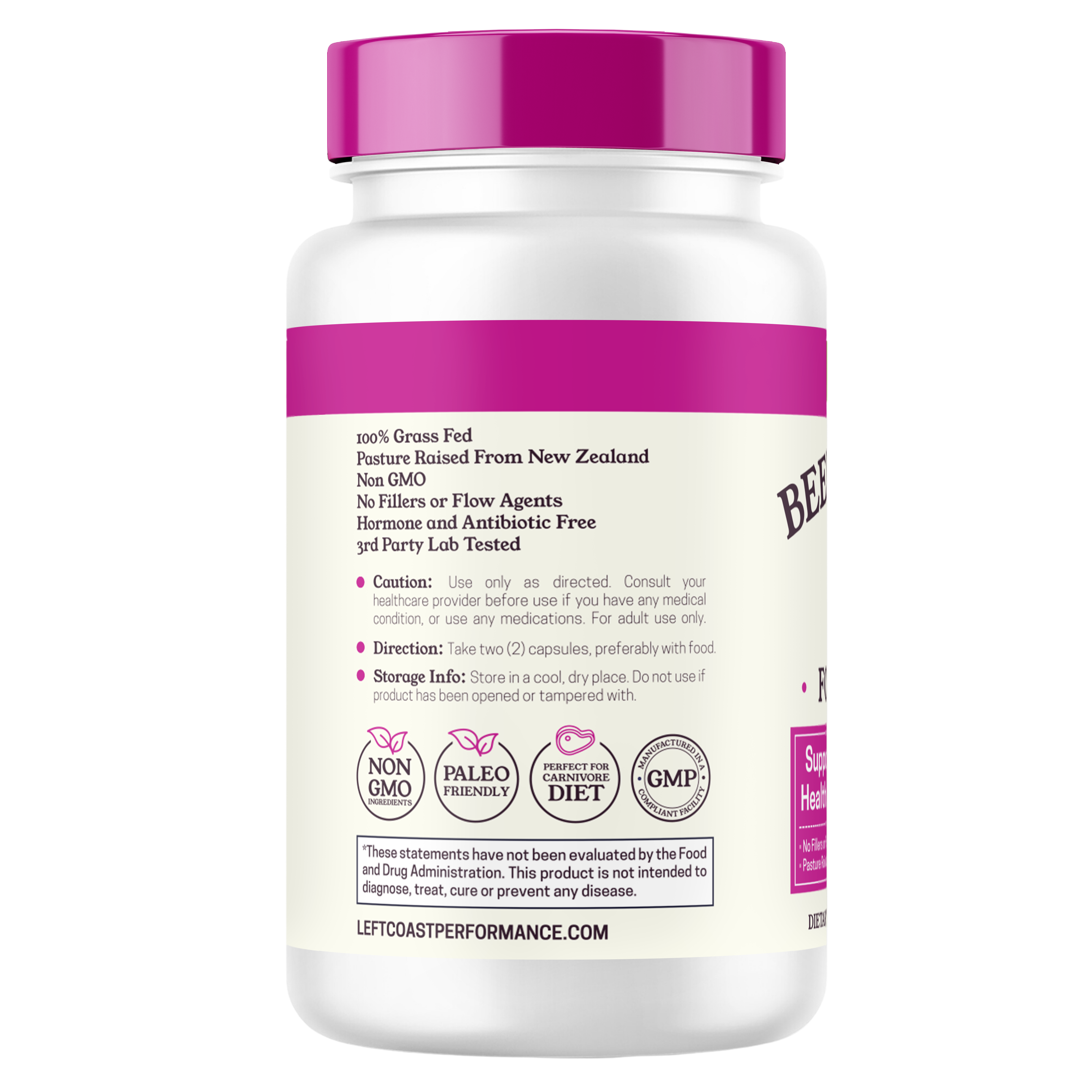 Beef Organs For Women Capsules, 60ct