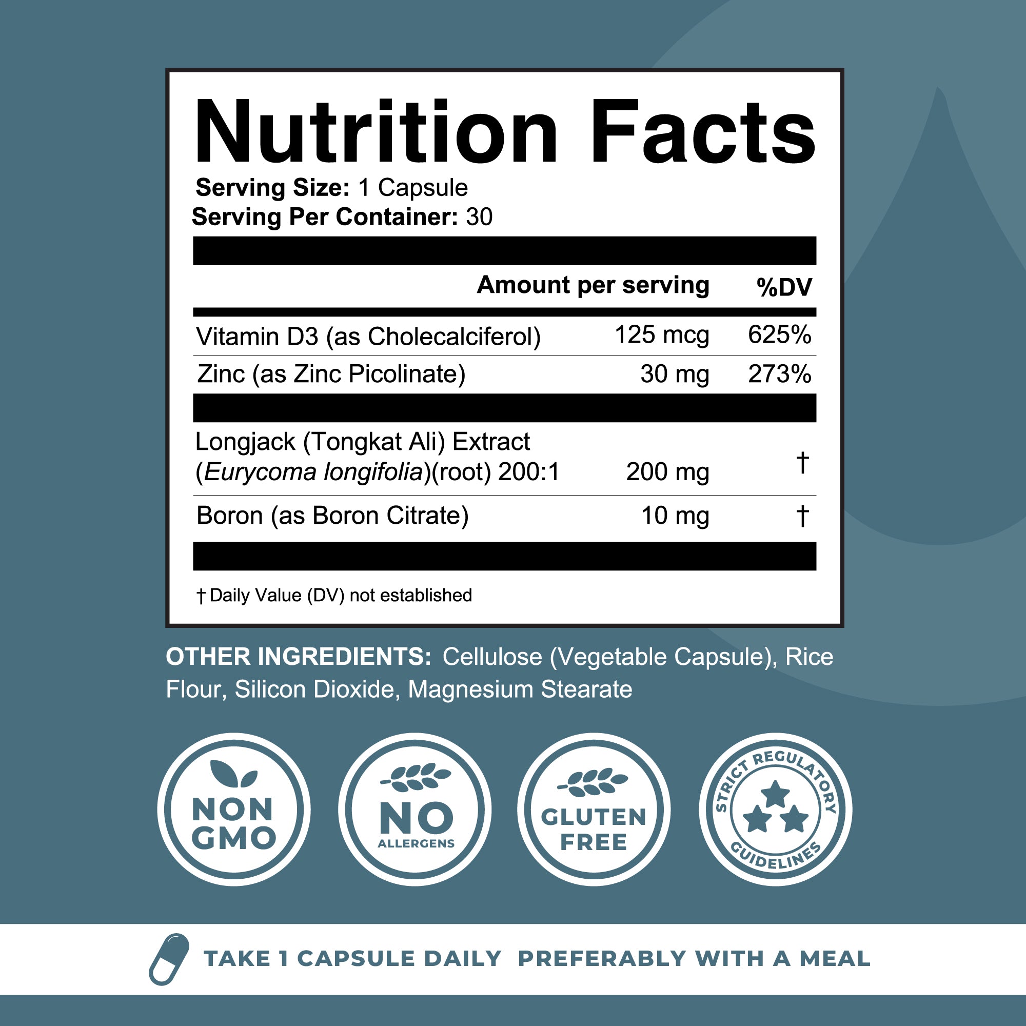 Boron for Men with Tongkat Ali Capsules