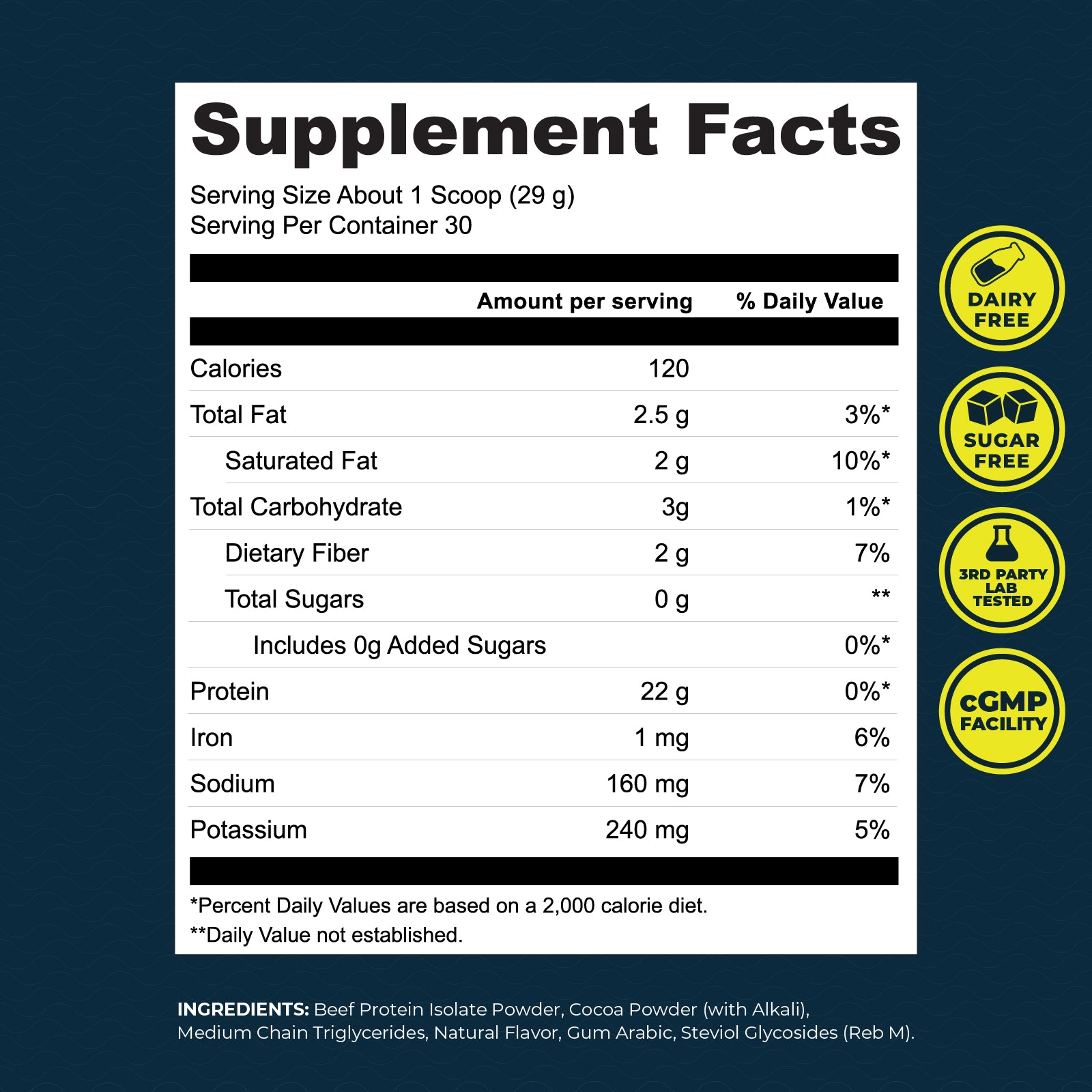Beef Protein Isolate, Chocolate