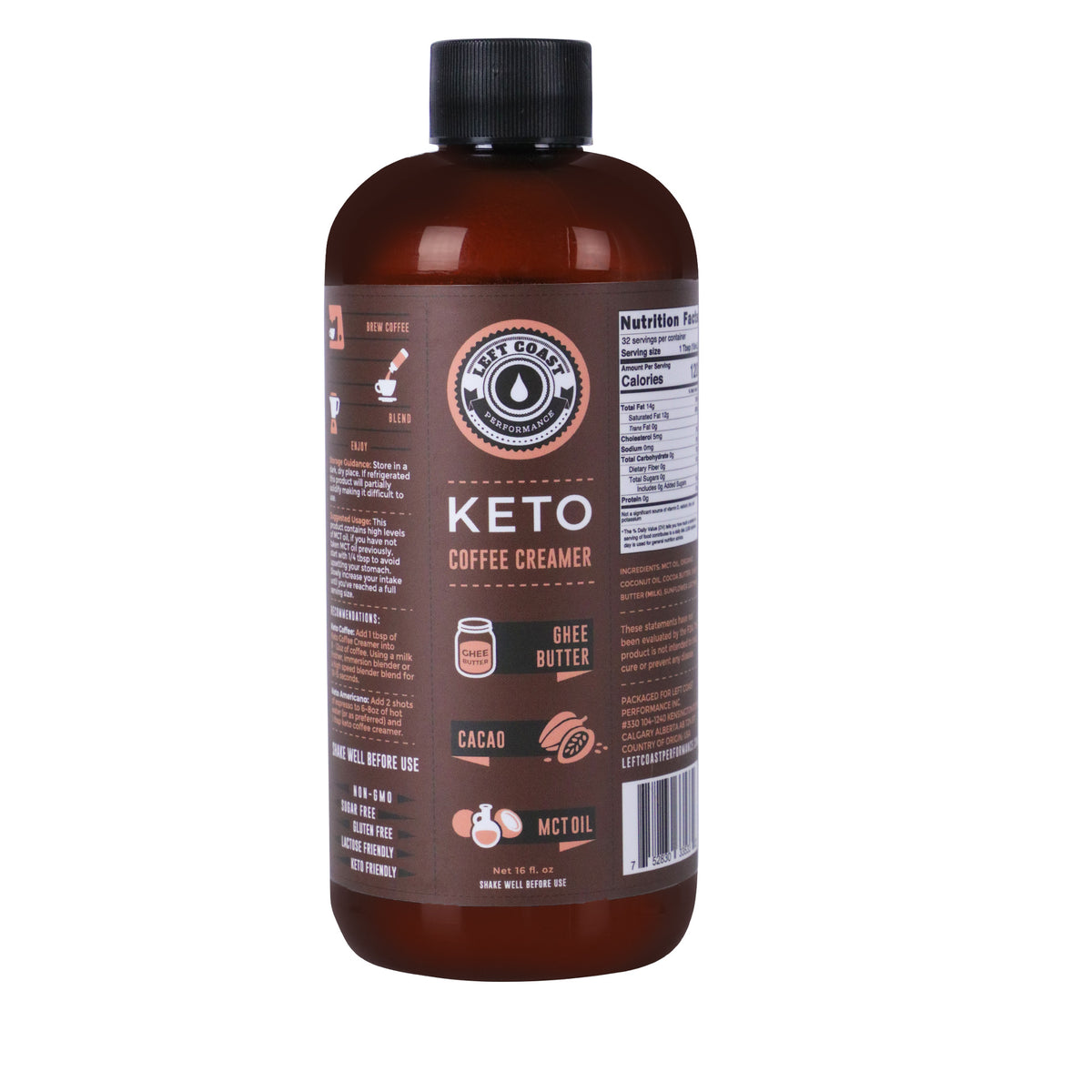 Keto Coffee Creamer with MCT Oil – Left Coast Performance