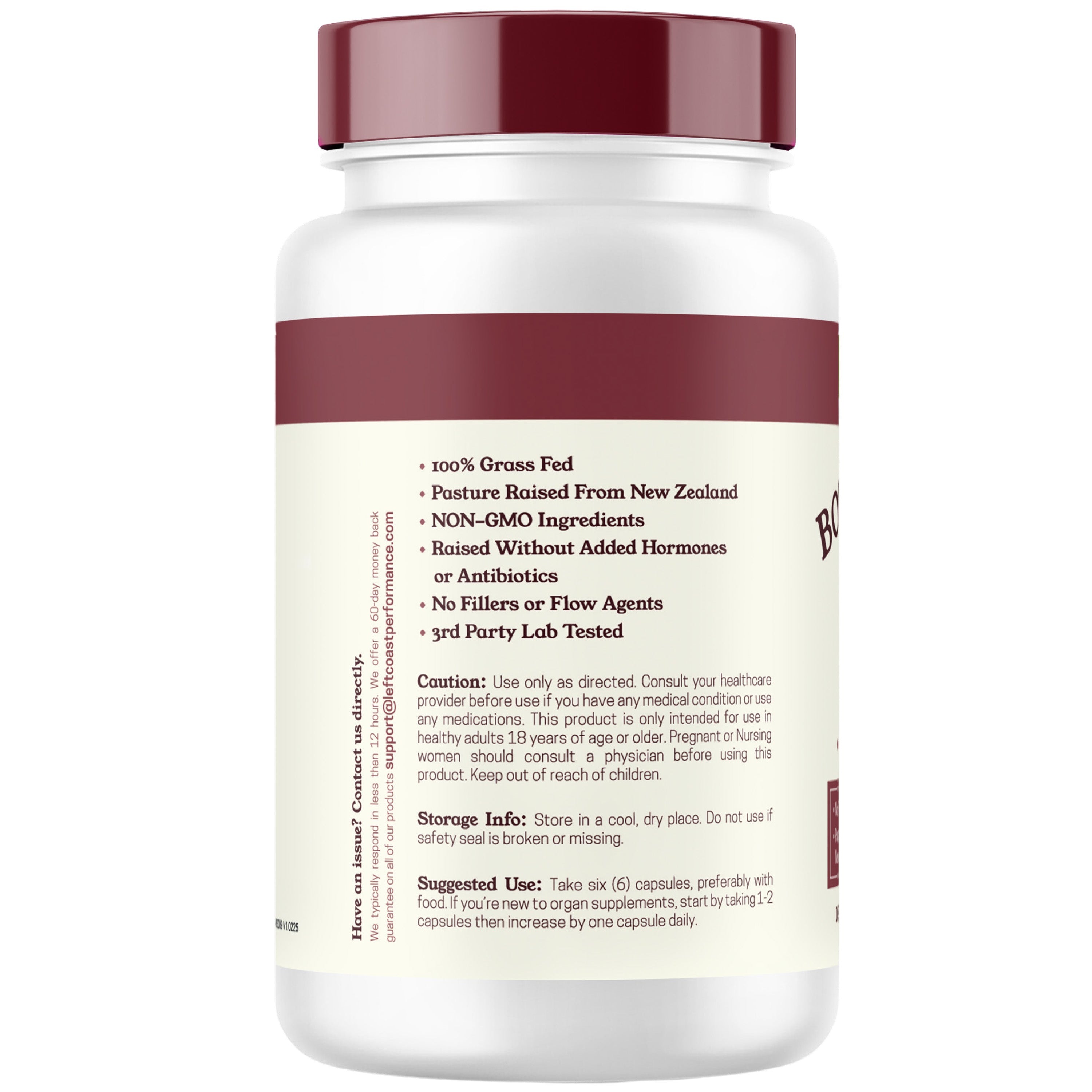 Bovine Bone Marrow Matrix Capsules, 180ct
