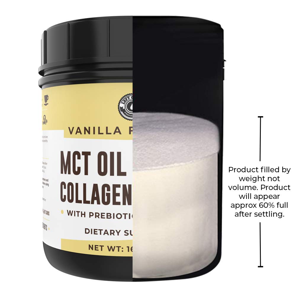 MCT + Collagen Powder, Vanilla, 16oz