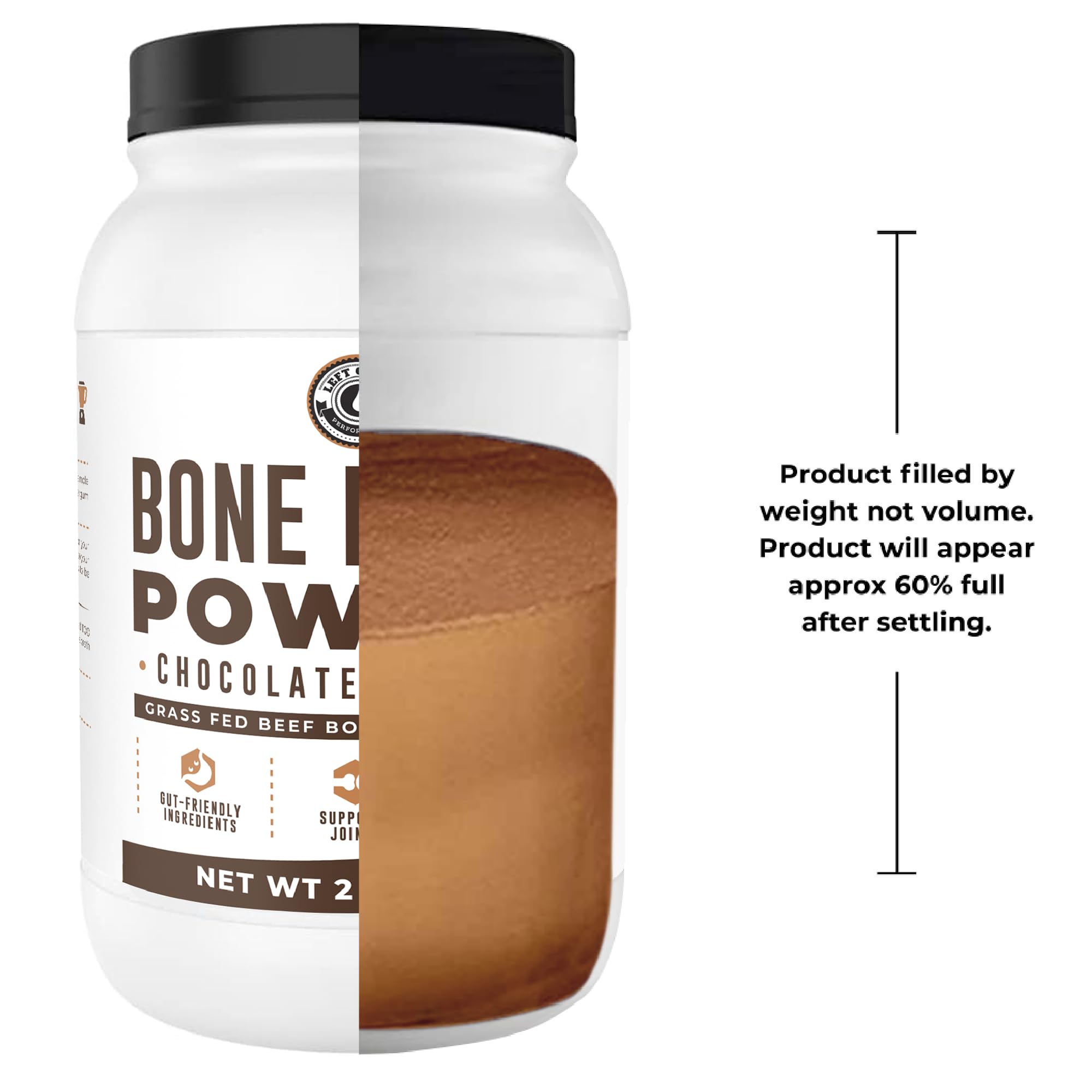 Bone Broth Protein Powder, Chocolate, 32oz