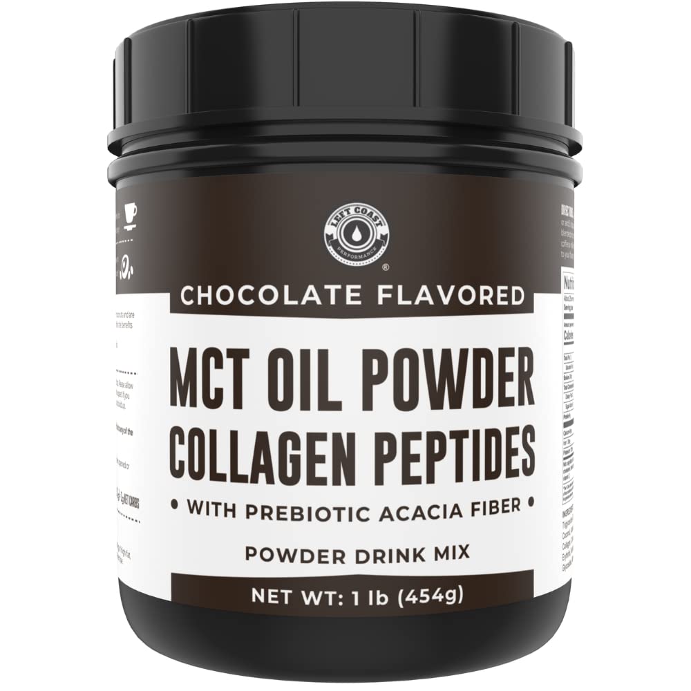 MCT + Collagen, Chocolate, 16oz