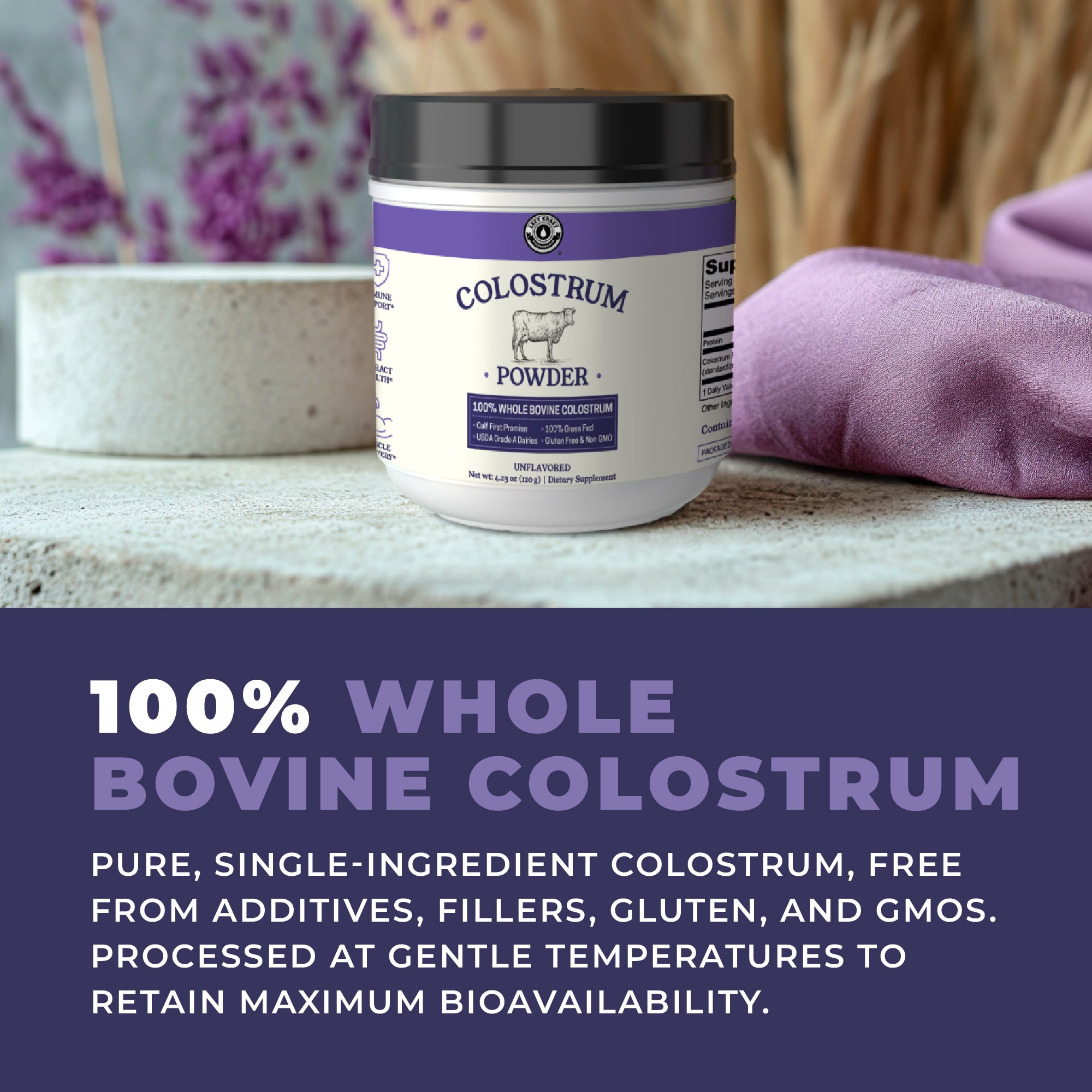 Colostrum Powder, 25% IgG