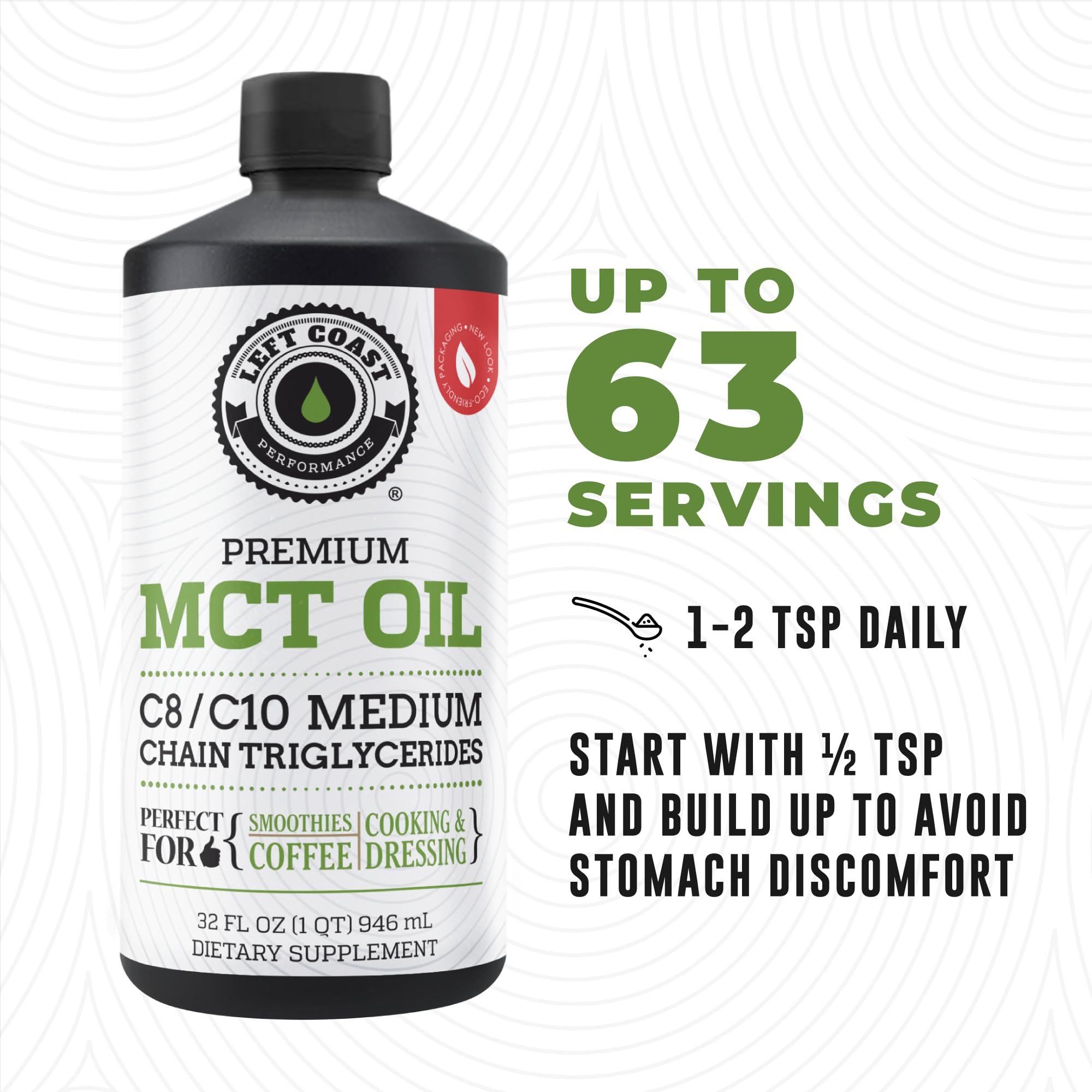 Premium MCT Oil, 32oz