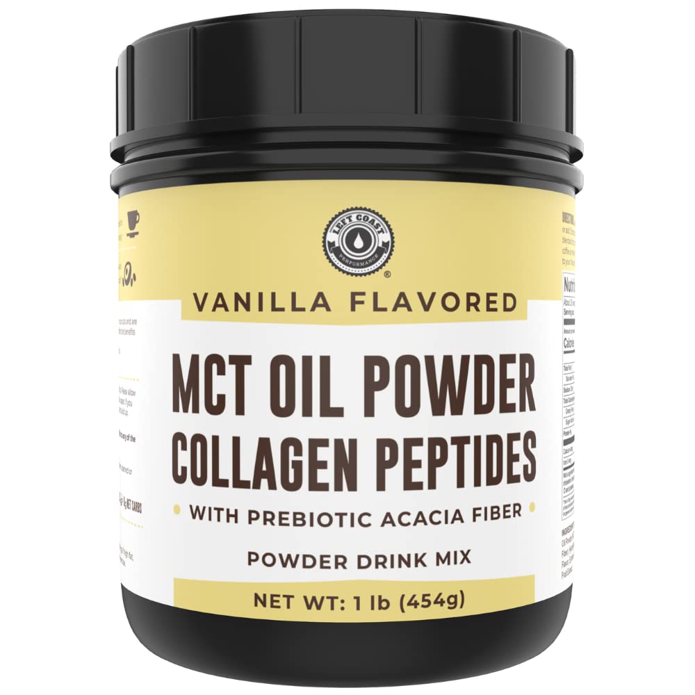 MCT + Collagen Powder, Vanilla, 16oz
